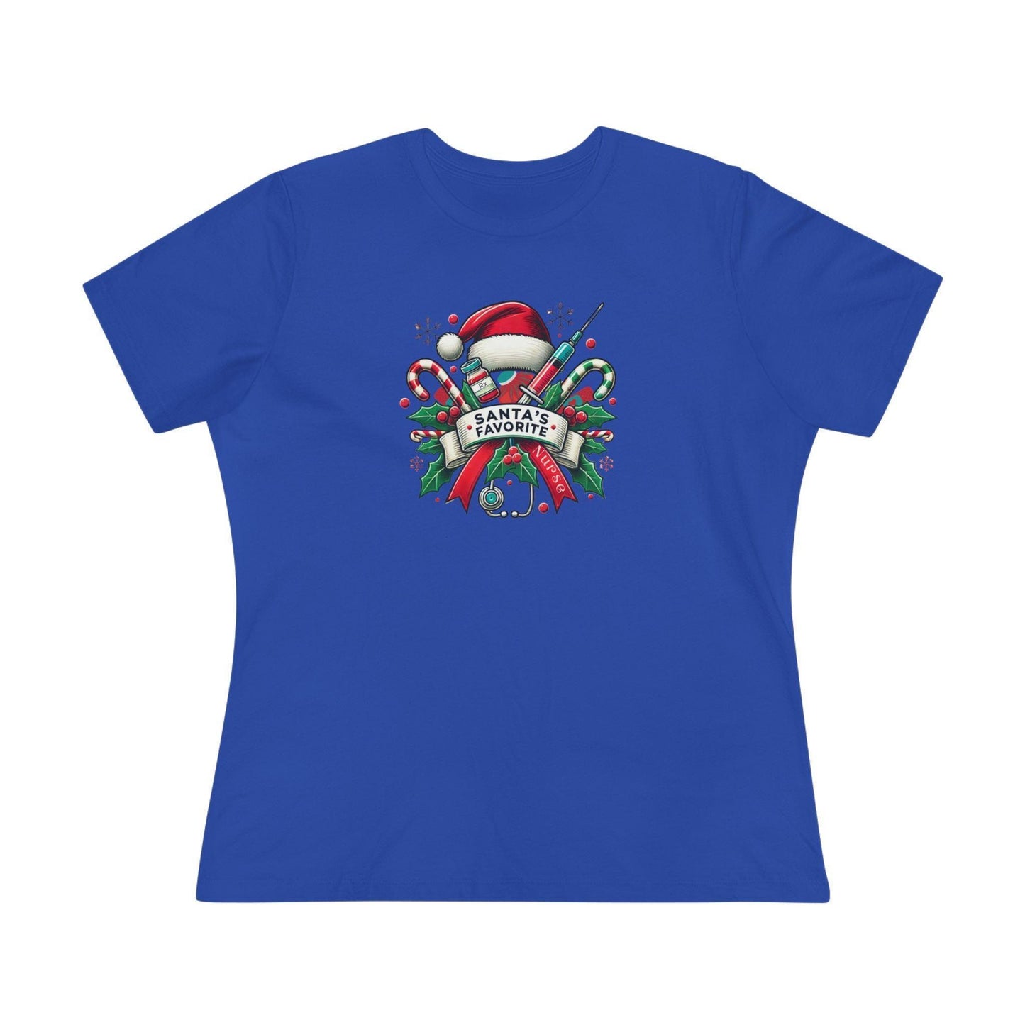 Santa's Favorite Nurse - Women's Softstyle Tee - Whippie's