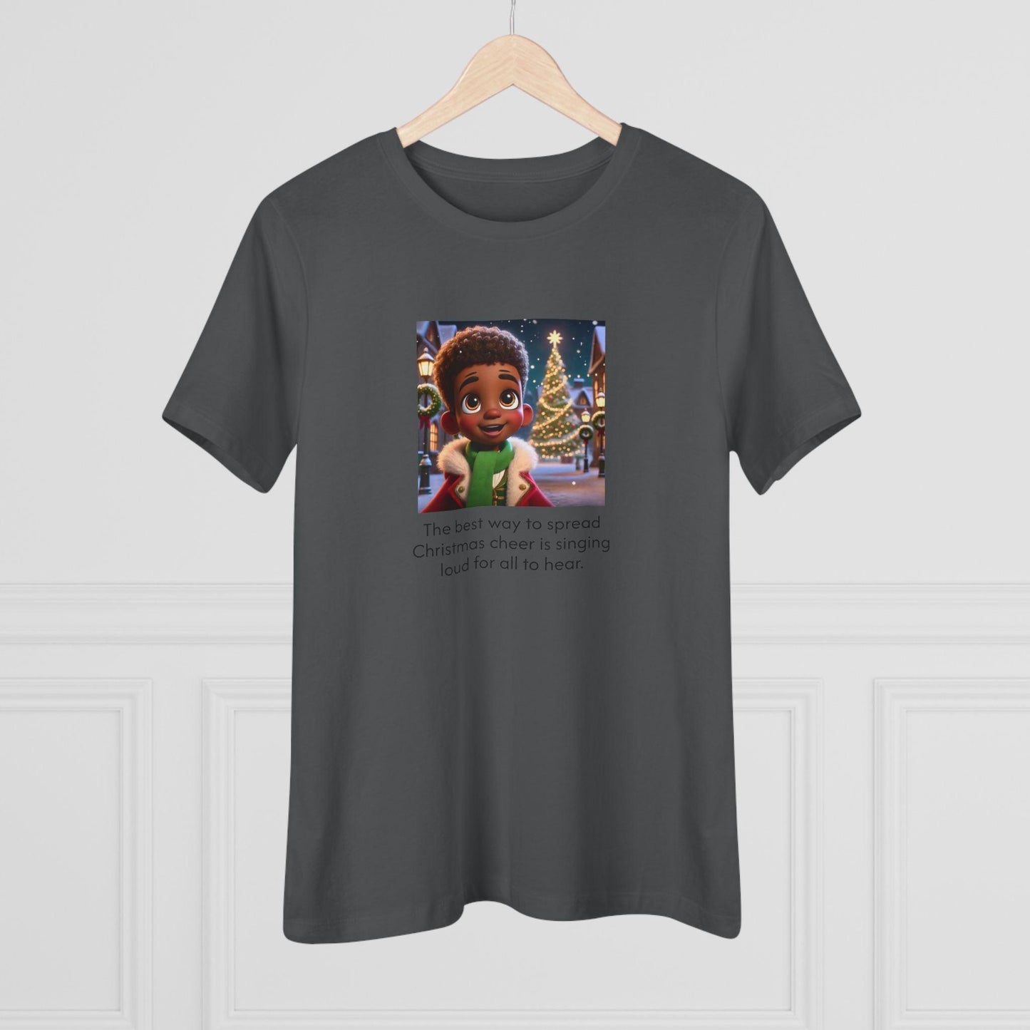 Caroler - Christmas Cheer - Younger BH Boy - Women's Tee - Whippie's