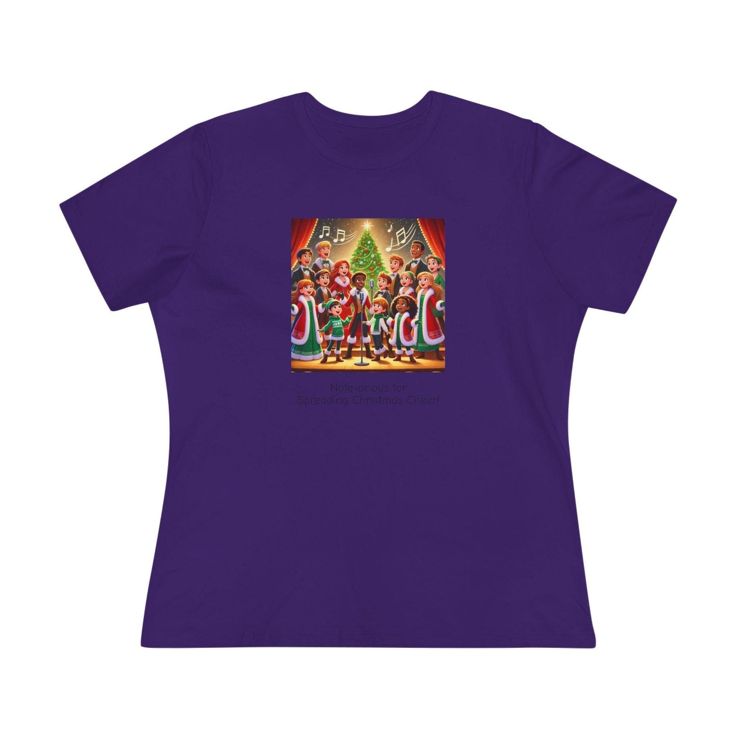 Note-orious for Spreading Christmas Cheer! - Women's Tee - Whippie's