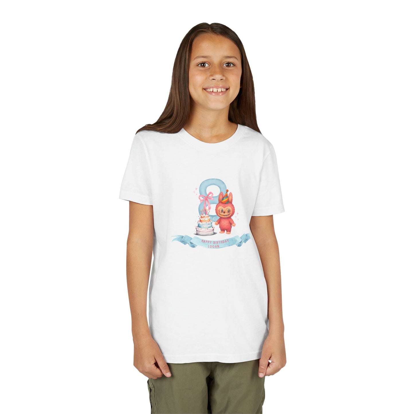 Labubu Birthday Youth Tee - Personalizable - Whippie's