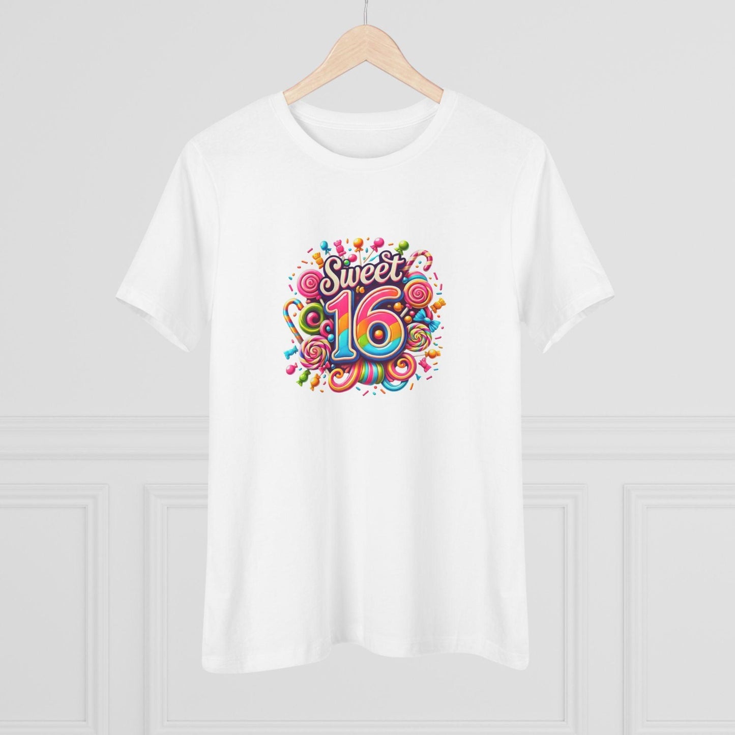 Sweet 16 Tee - Let's Celebrate! 🎉🍭 - Women's Softstyle Tee - Whippie's