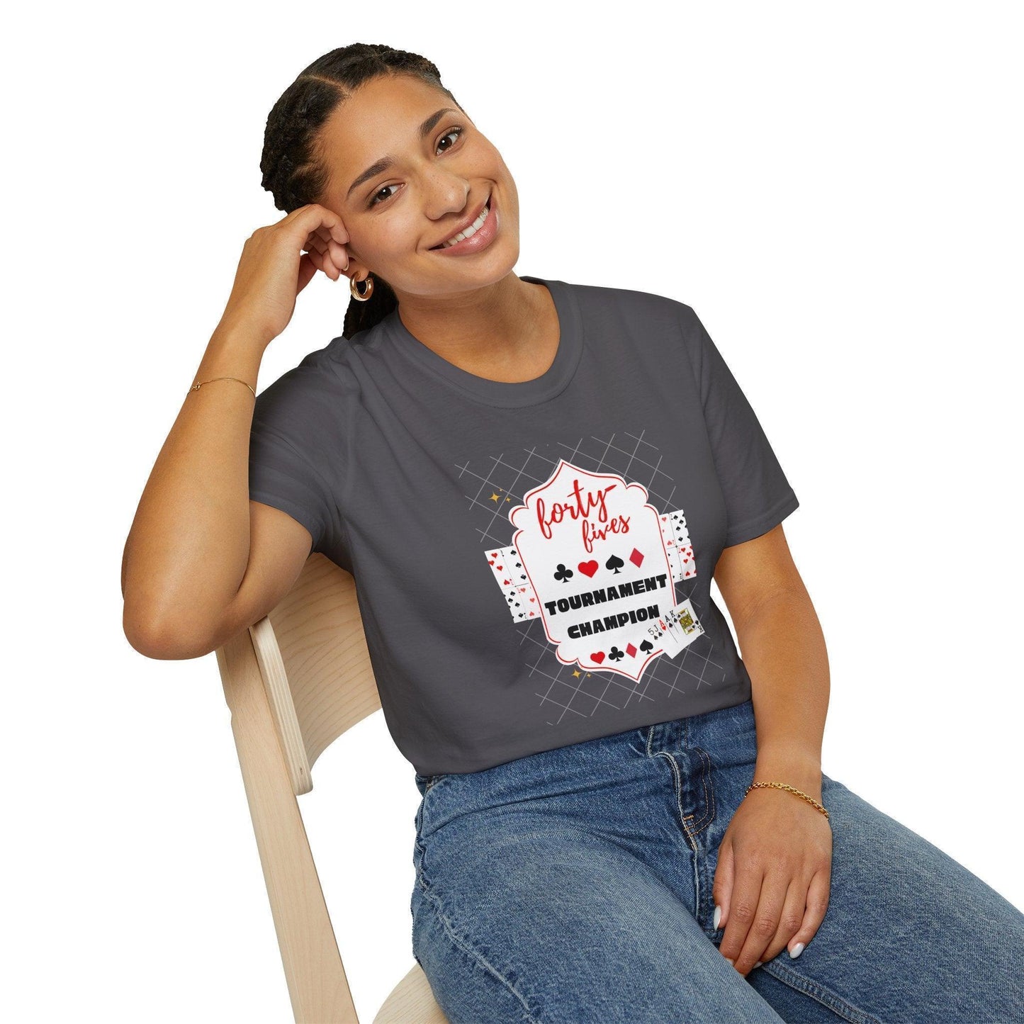 Forty-Fives Tournament Champion - Unisex T-Shirt - Whippie's