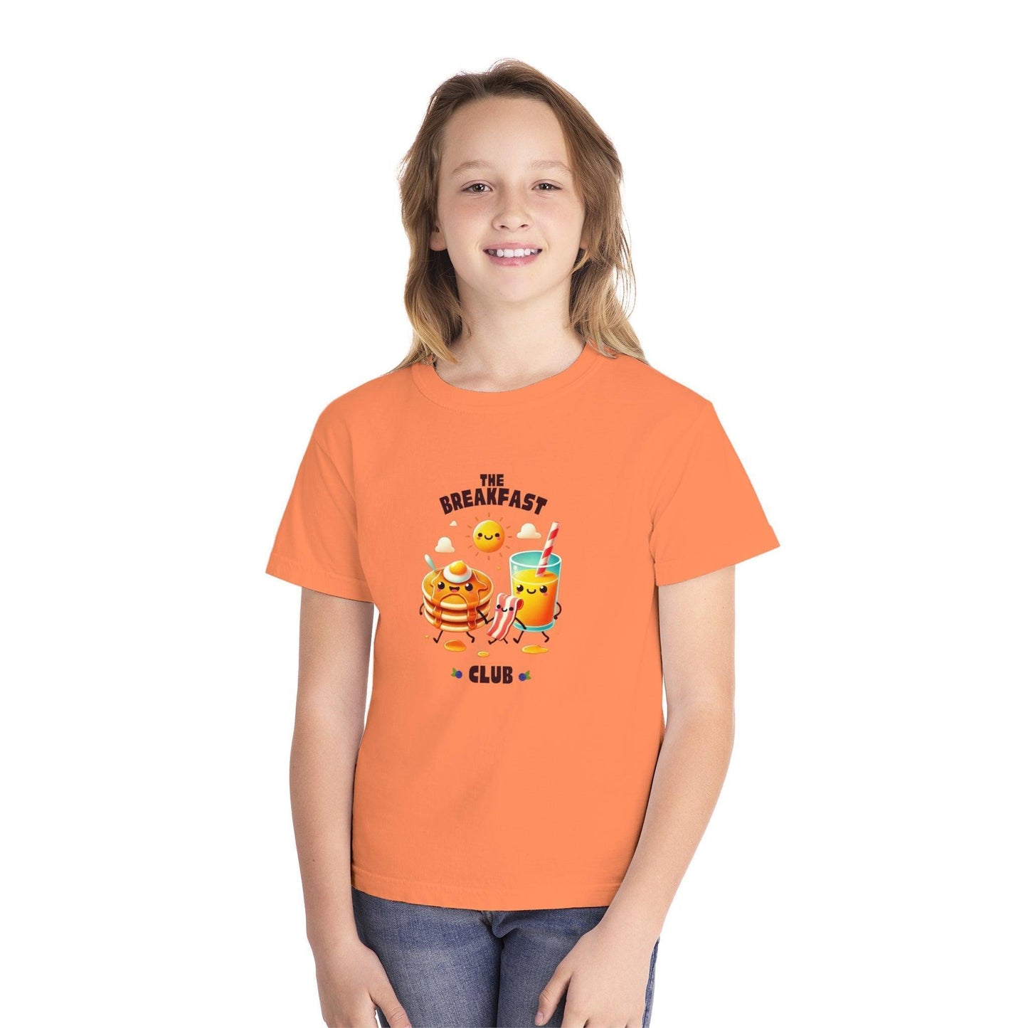 🥞 Breakfast Club 🍳 Youth Midweight Tee ☀️ Rise and shine, breakfast time! - Whippie's