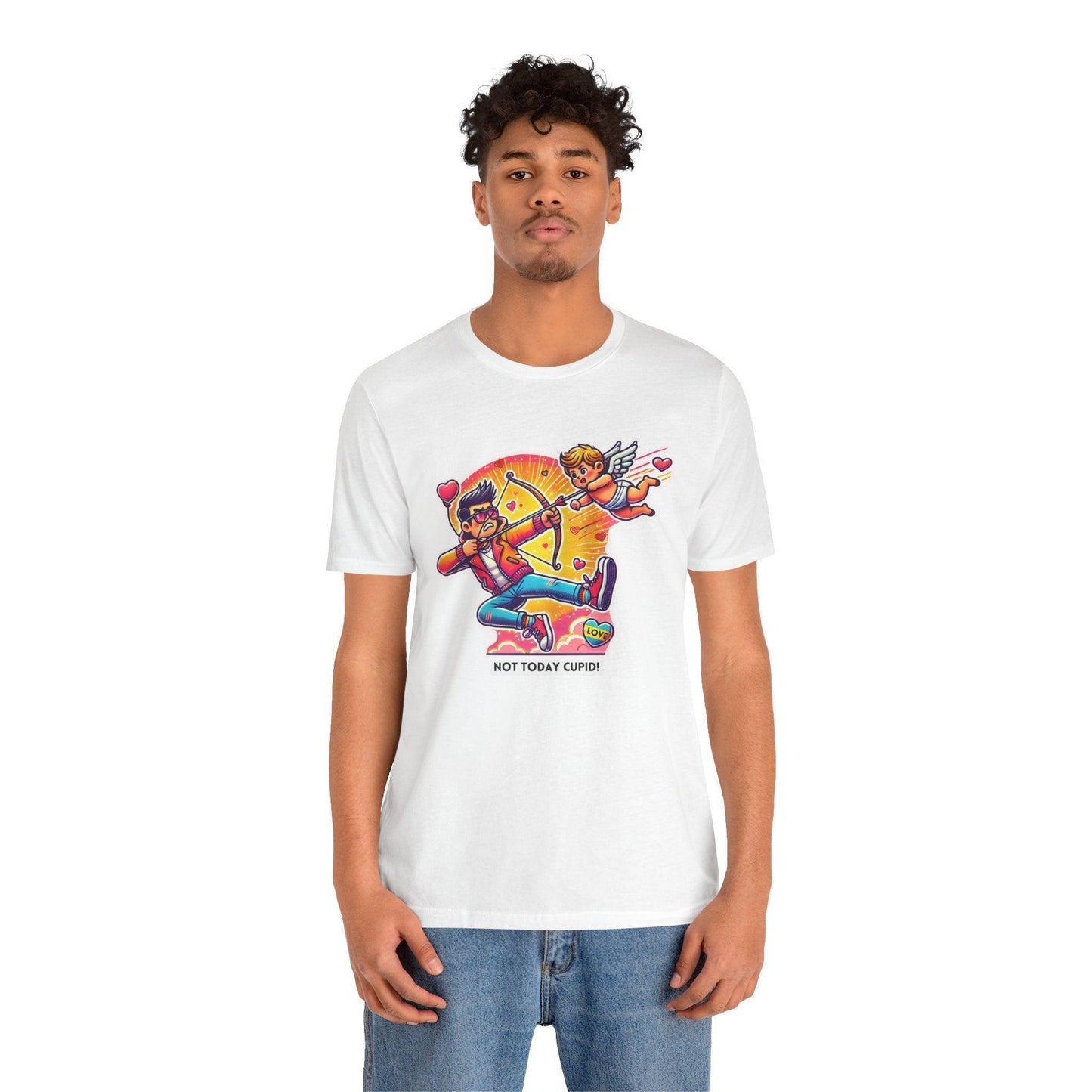 ๐น Cupid Begone! ๐น Unisex Jersey Tee โจ Love on your own terms! - Whippie's