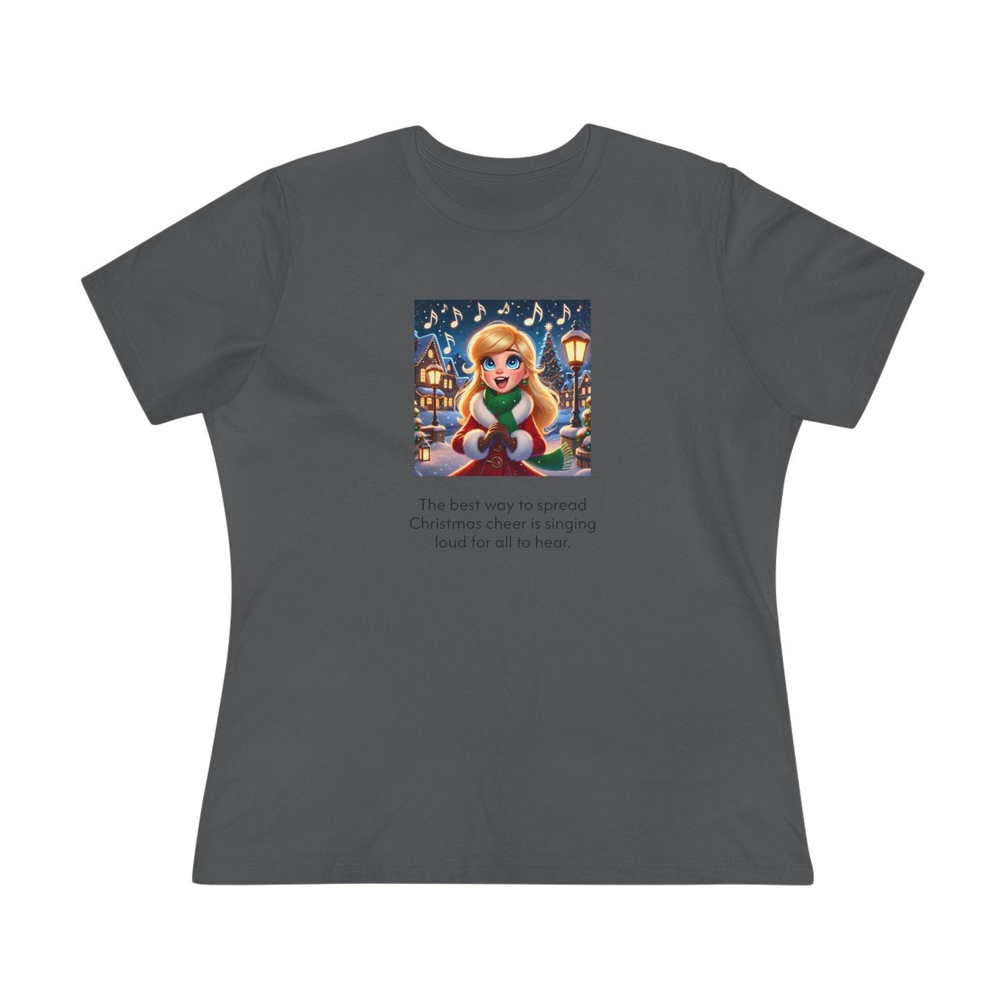 Caroler - Christmas Cheer - LBH Girl - Women's Softstyle Tee - Whippie's