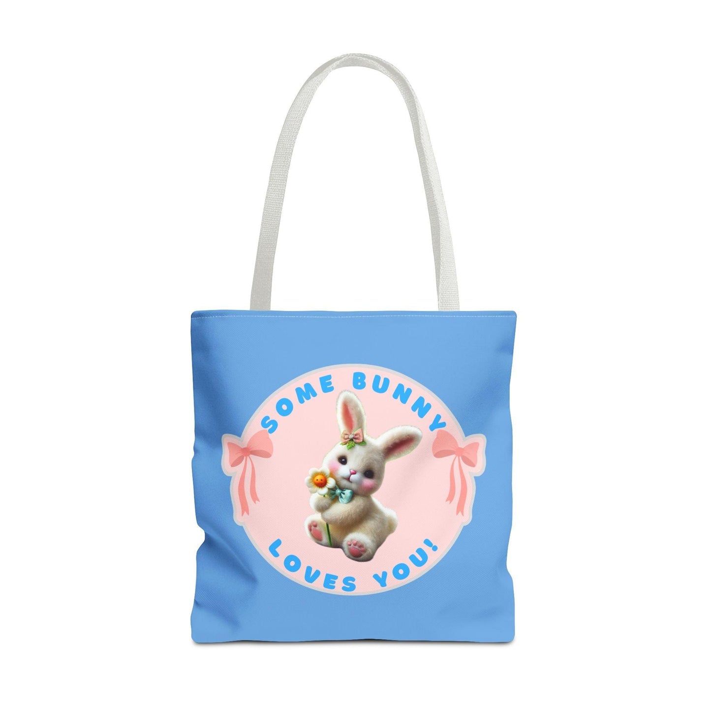 Some Bunny Loves You Easter Tote Bag - Hop into Easter with Adorable Style! 🐰💖 - Whippie's