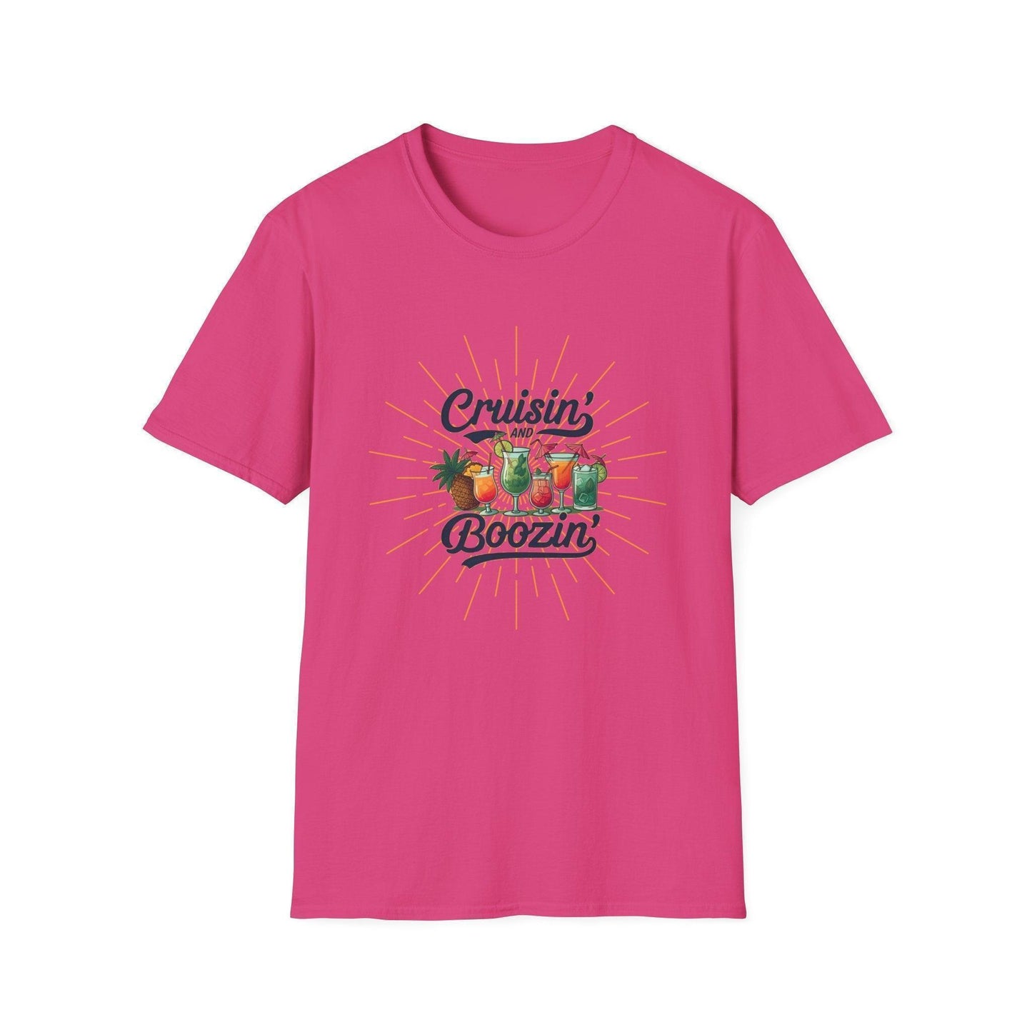 Cruisin' and Boozin Unisex Tee ๐ณ๏ธ๐น - Whippie's