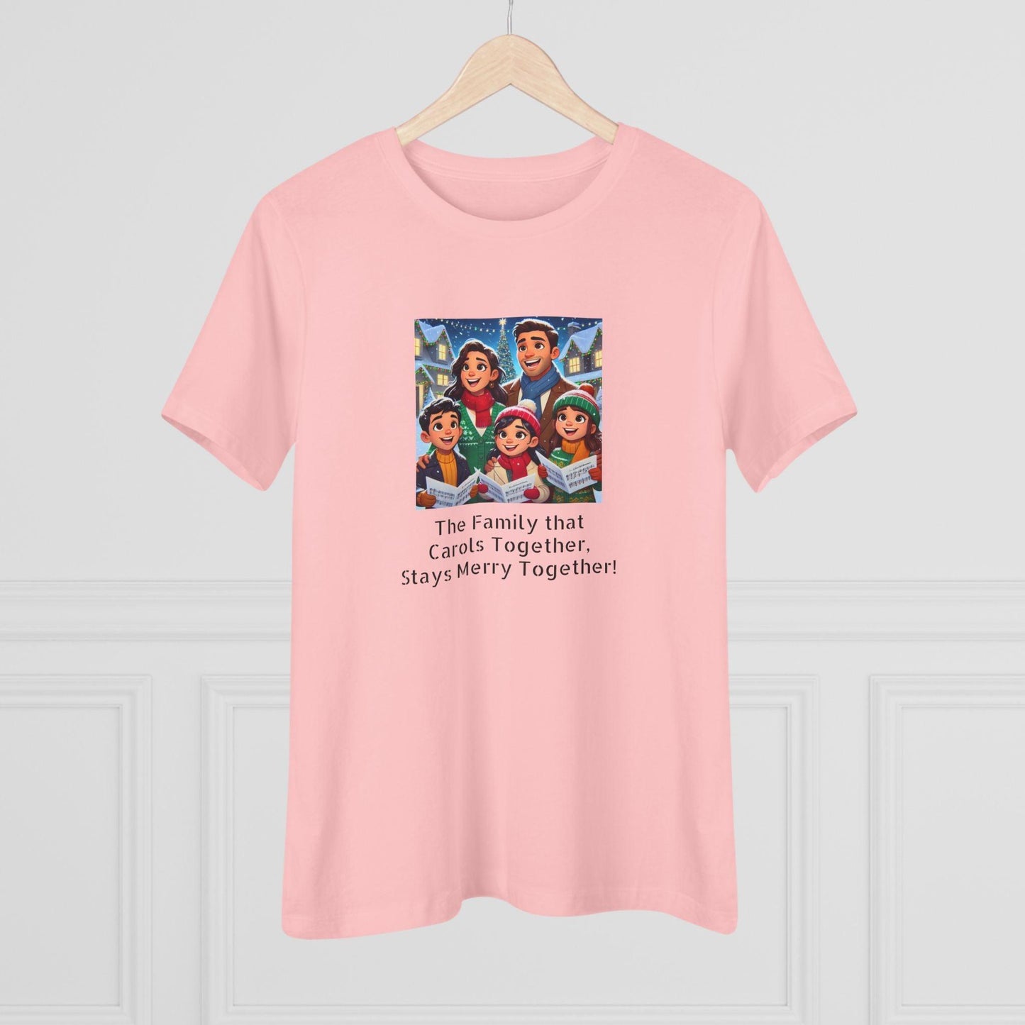 The Family that Carols Together, Stays Merry Together! - Women's Softstyle Tee - Whippie's
