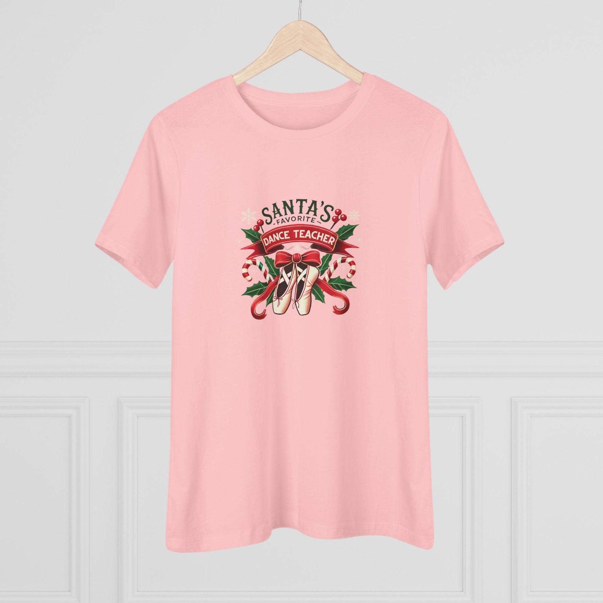 Santa's Favorite Dance Teacher Women's Softstyle Tee - Whippie's