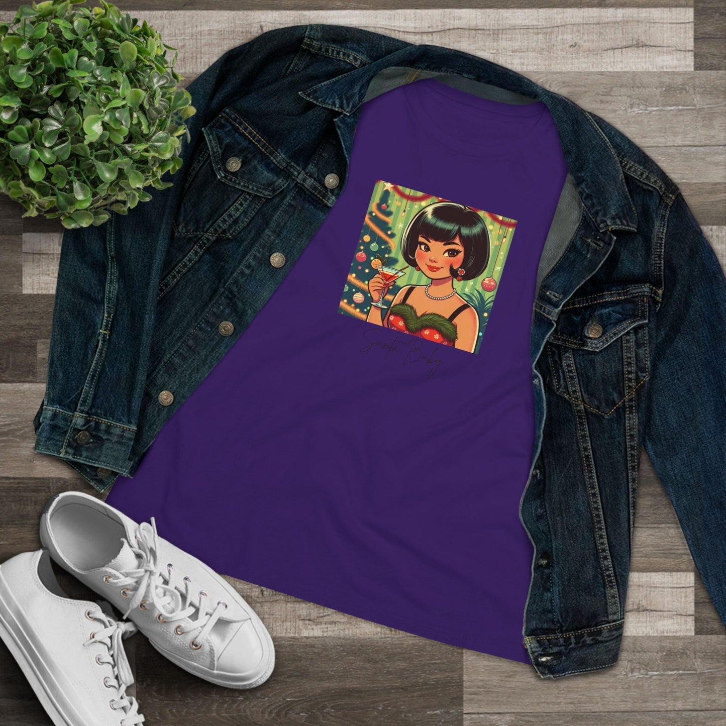 Santa Baby - Women's Softstyle Tee - Whippie's