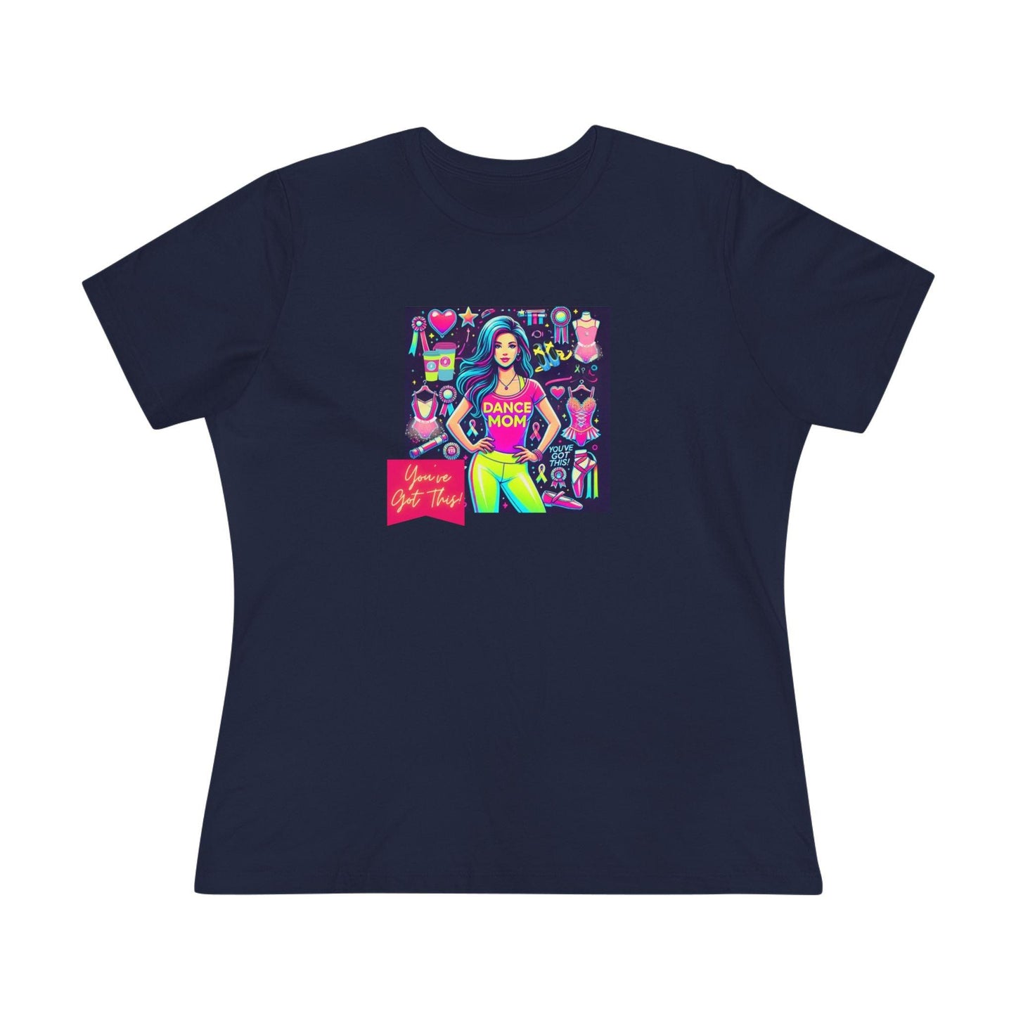 Dance Mom Magic (Blue Hair Mom) - A Colorful Celebration 🌈 - Women's Softstyle Tee - Whippie's