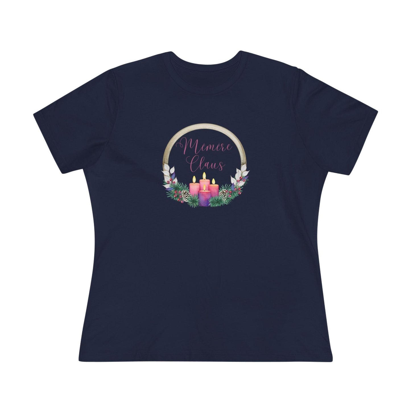 Mémère Claus - Joyeux Noël! 🤶🎄 - Women's Softstyle Tee - Whippie's