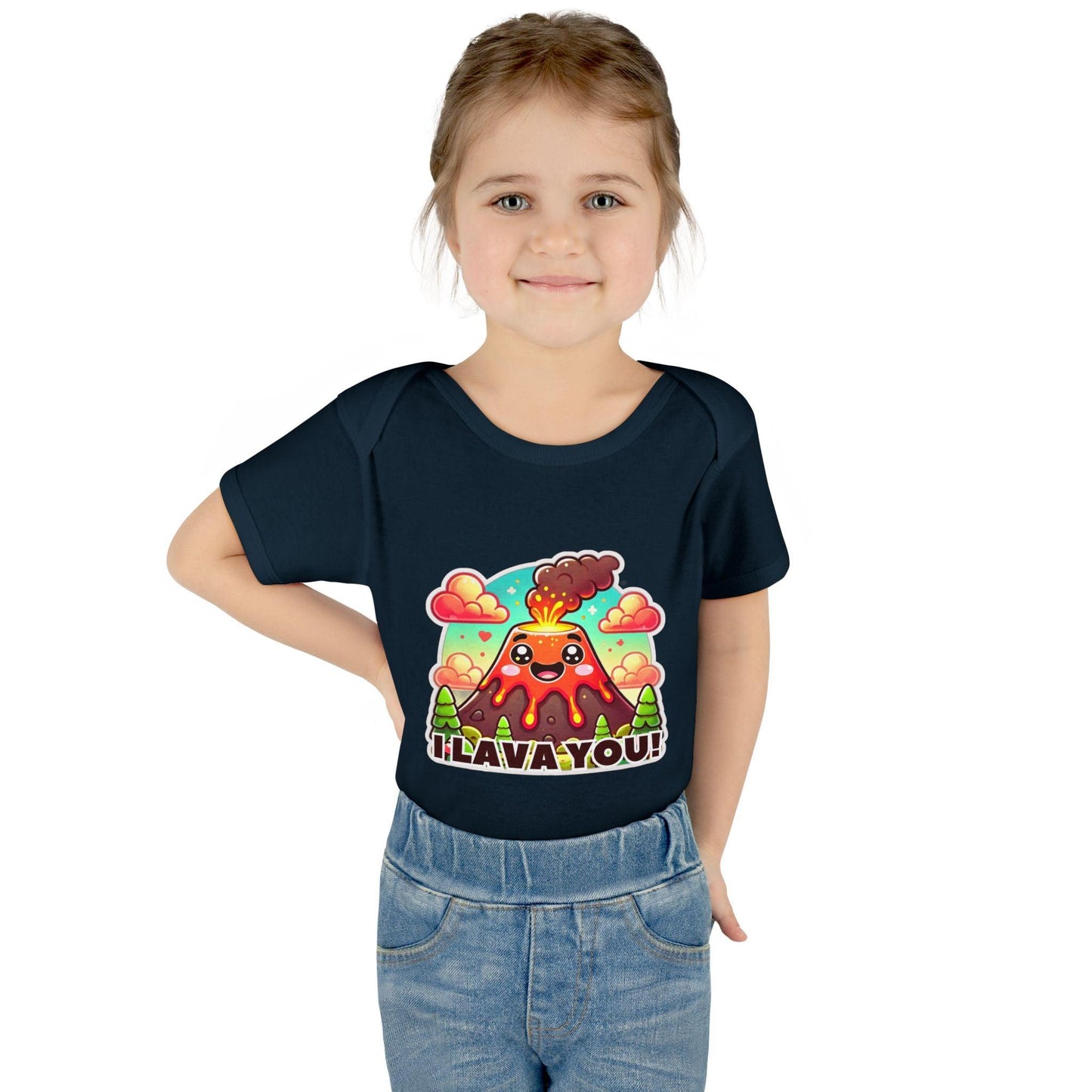 I Lava You - Baby Onesie ❤️🌋 - Whippie's