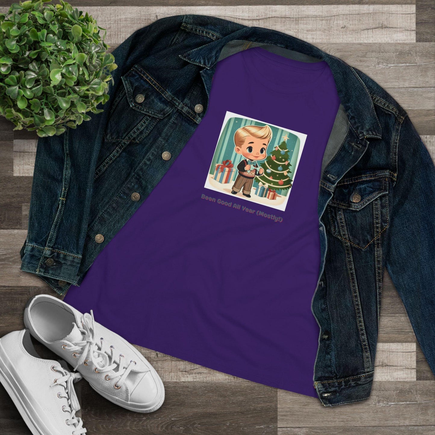Been Good All Year (Mostly!) - Women's Softstyle Tee - Whippie's