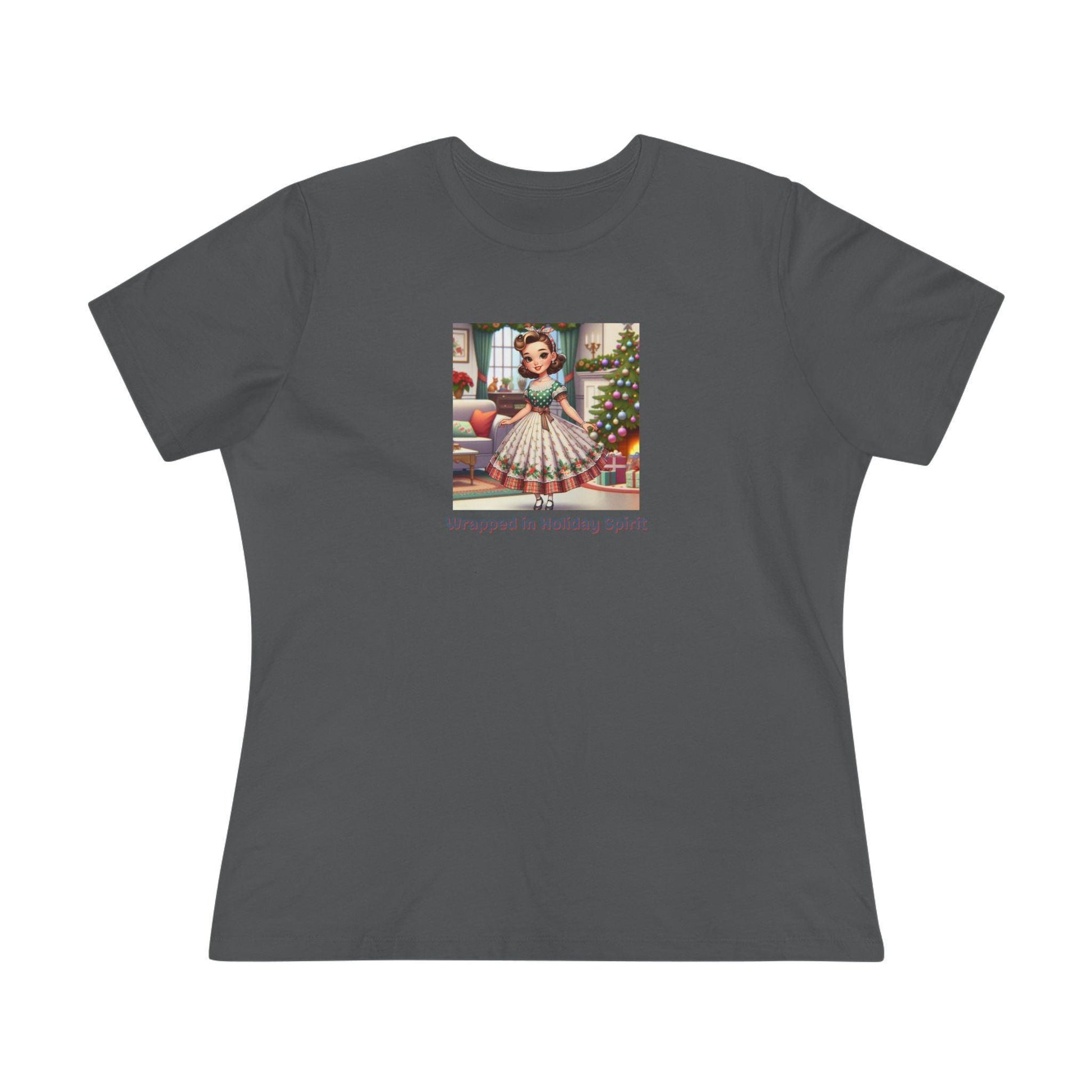 Wrapped in Holiday Spirit - Women's Softstyle Tee - Whippie's