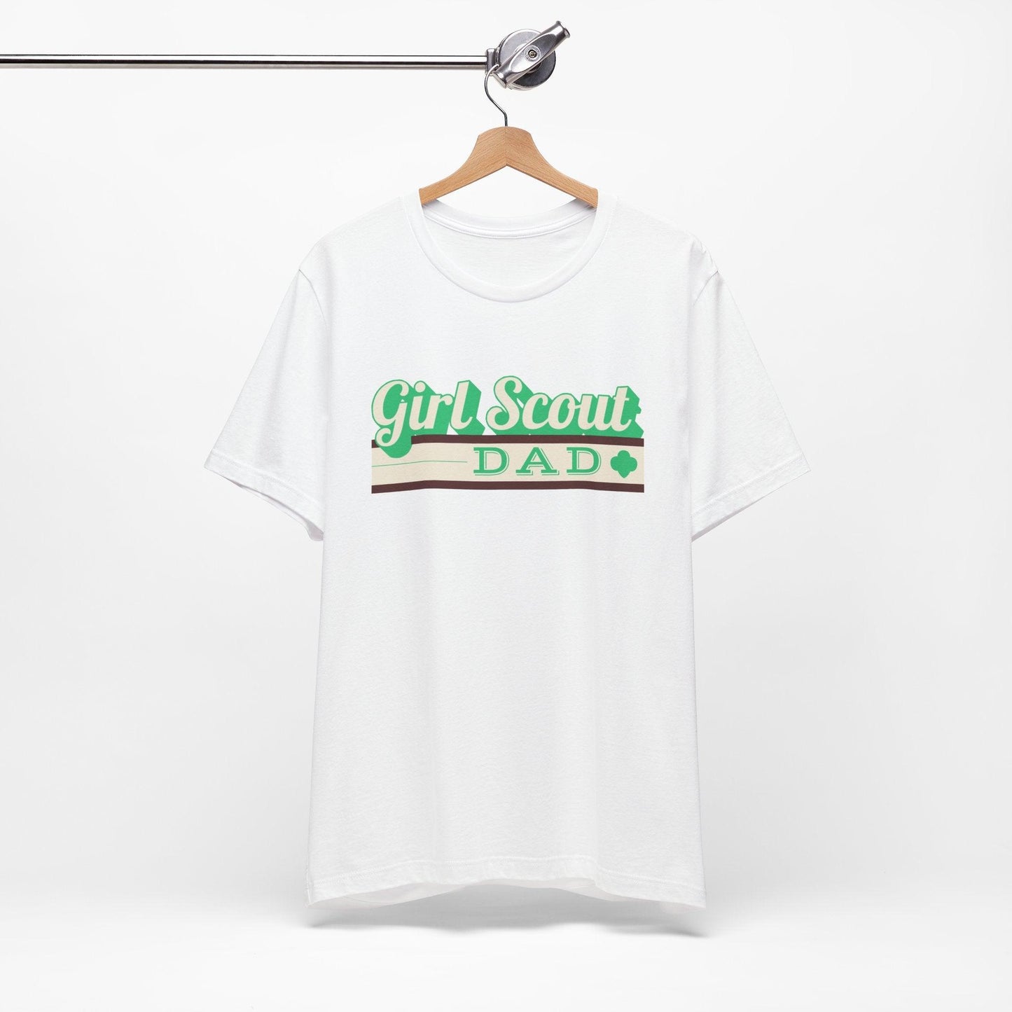 Proud Girl Scout Dad - Unisex Jersey Tee - Vintage Vibes for a Supportive Dad! - Whippie's