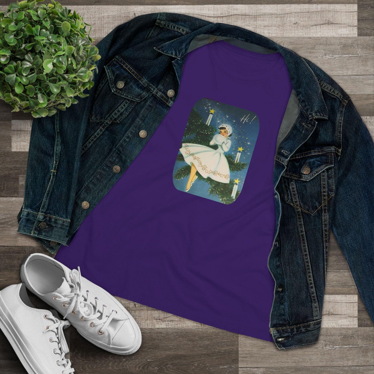 Hi! Lady in White - Women's Tee - Whippie's