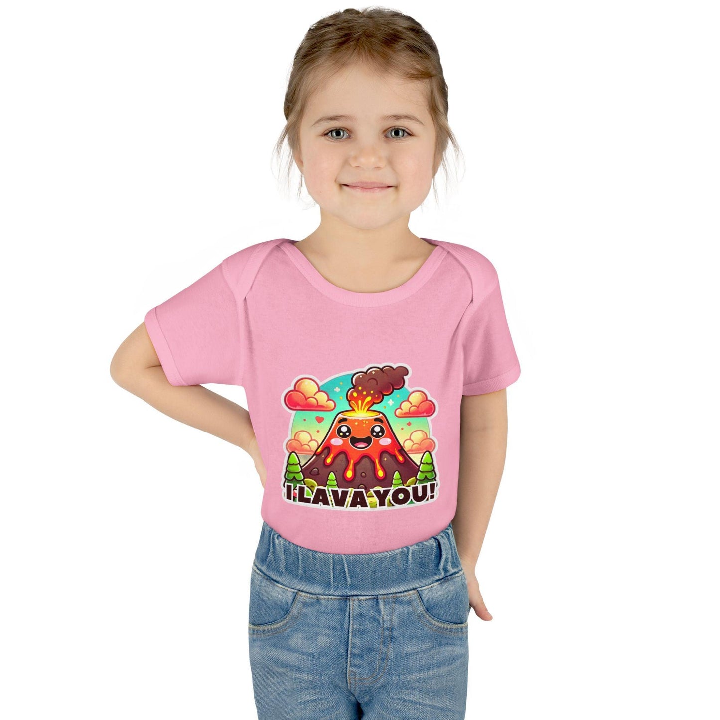 I Lava You - Baby Onesie ❤️🌋 - Whippie's