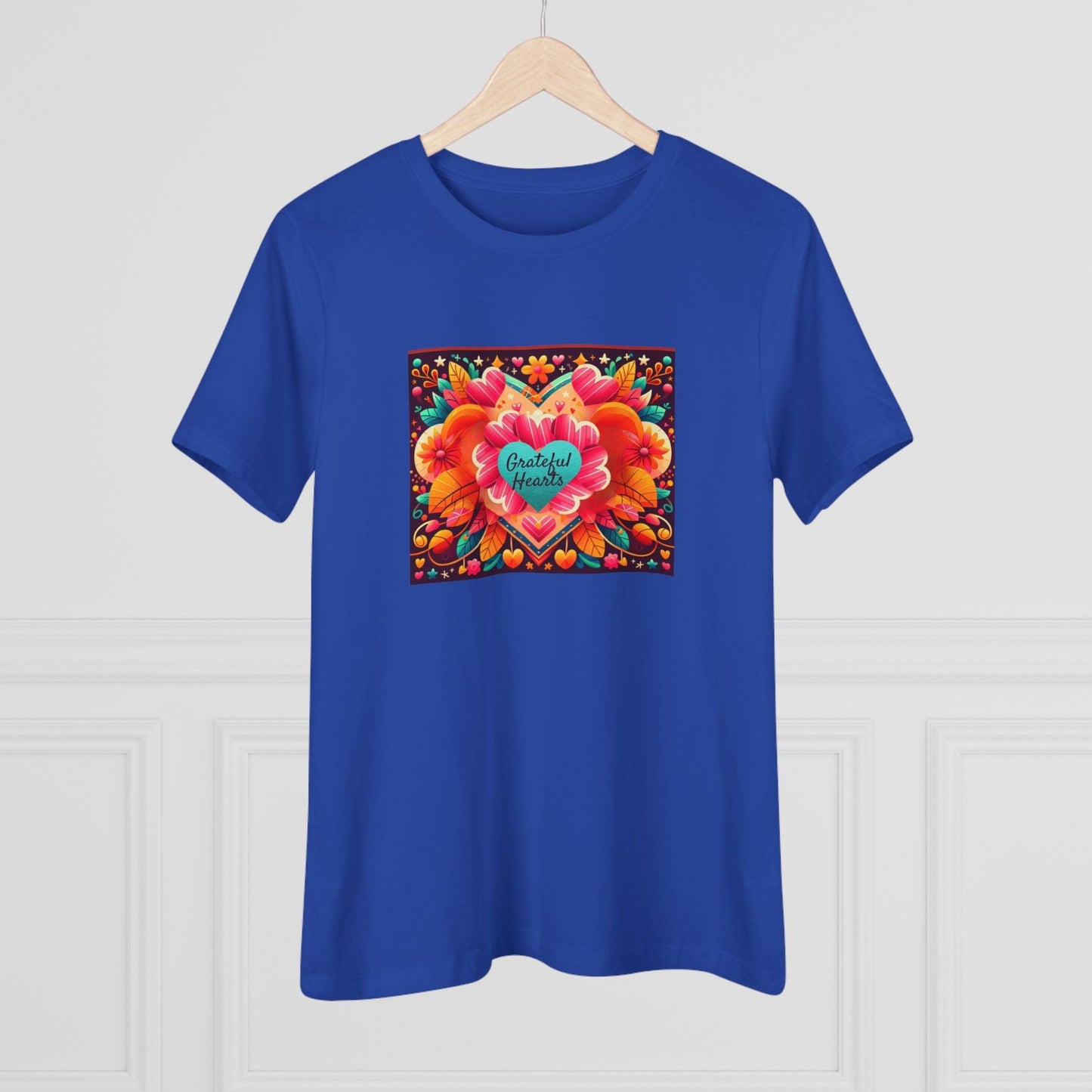 Grateful Hearts - A Celebration of Love and Gratitude 🧡💛❤️ - Women's Softstyle Tee - Whippie's