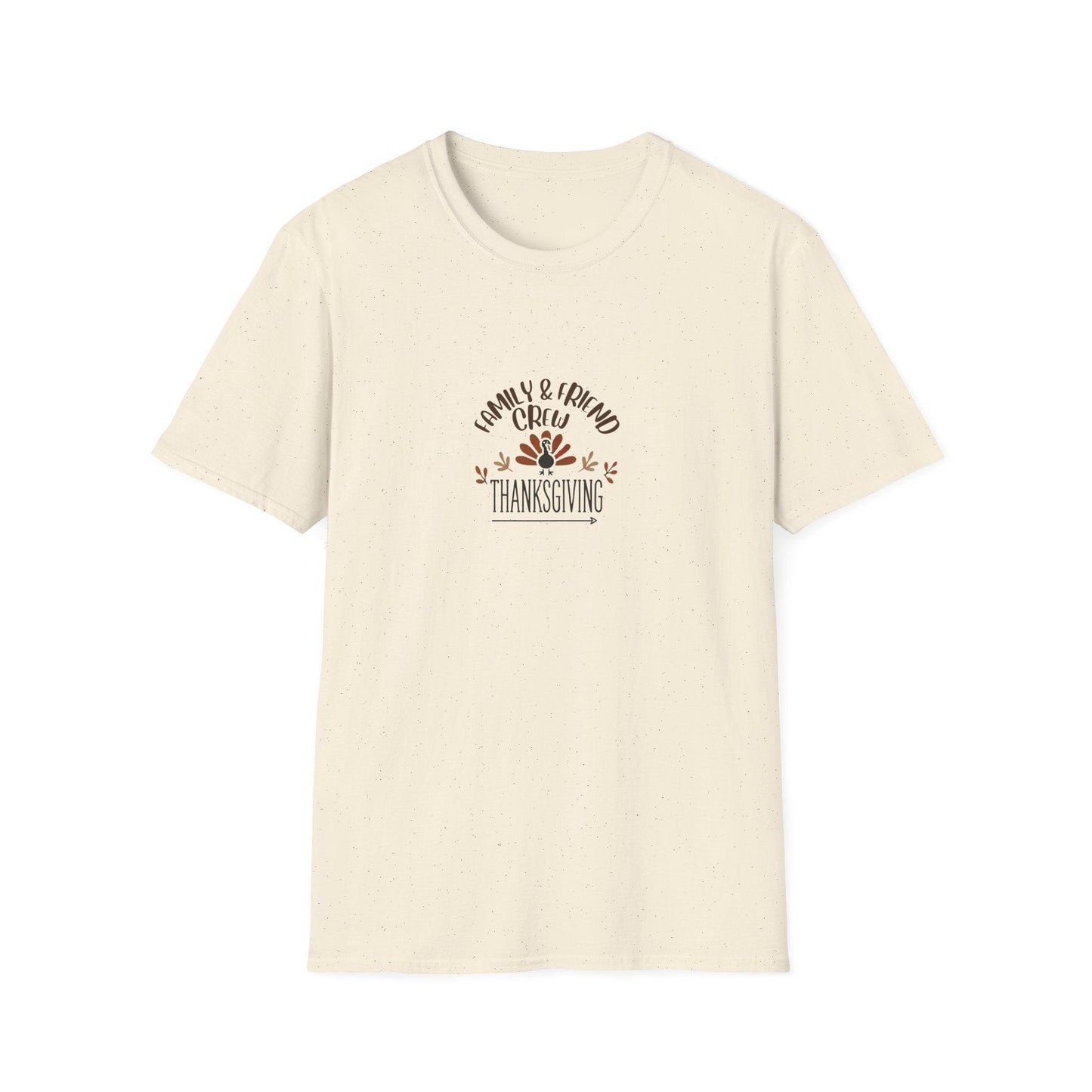 Thanksgiving Family & Friends Crew - Gobble 'Til You Wobble with Your Favorite Crew! 🦃🍁 Unisex T-Shirt - Whippie's