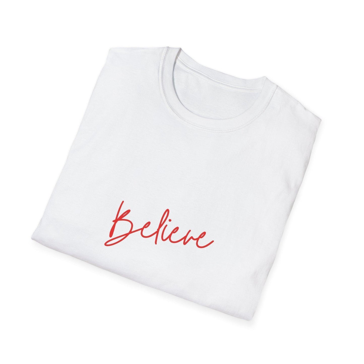 Believe โจ Spread the Magic of Christmas! ๐
๐ - Unisex Softstyle T-shirt - Whippie's