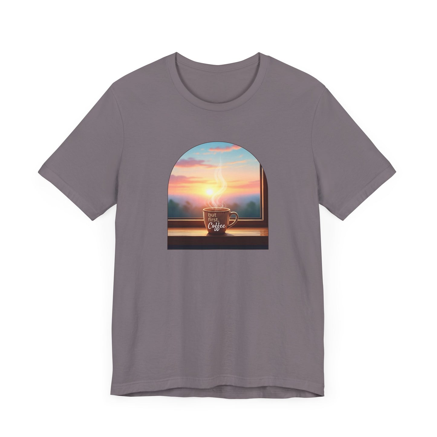 But First, Coffee - Unisex Jersey Tee - Whippie's