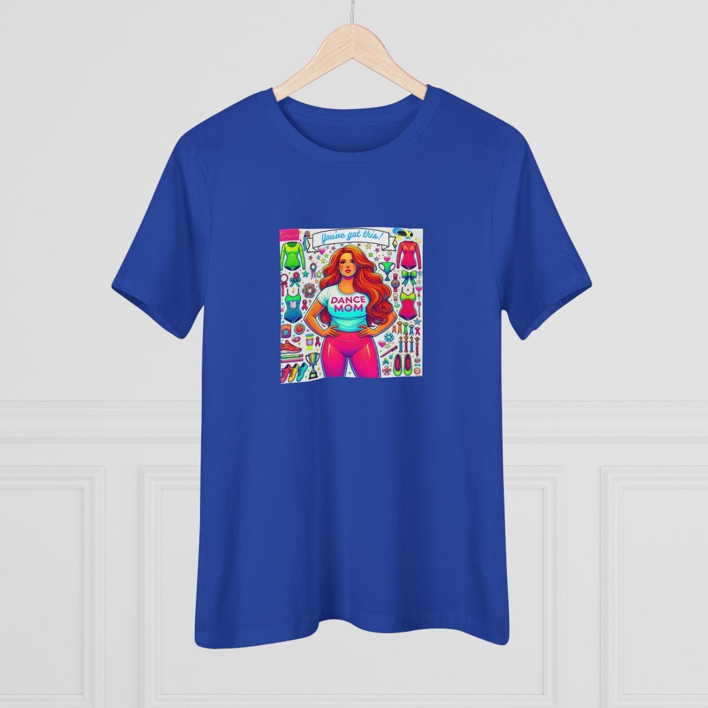 Dance Mom: You've Got This - Red Hair Mom - Curvy - Women's Softstyle Tee - Whippie's