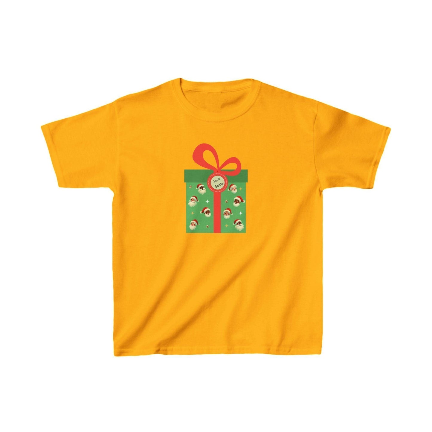 Love Santa Present 🎅 Kids Heavy Cotton™ Tee! - Whippie's