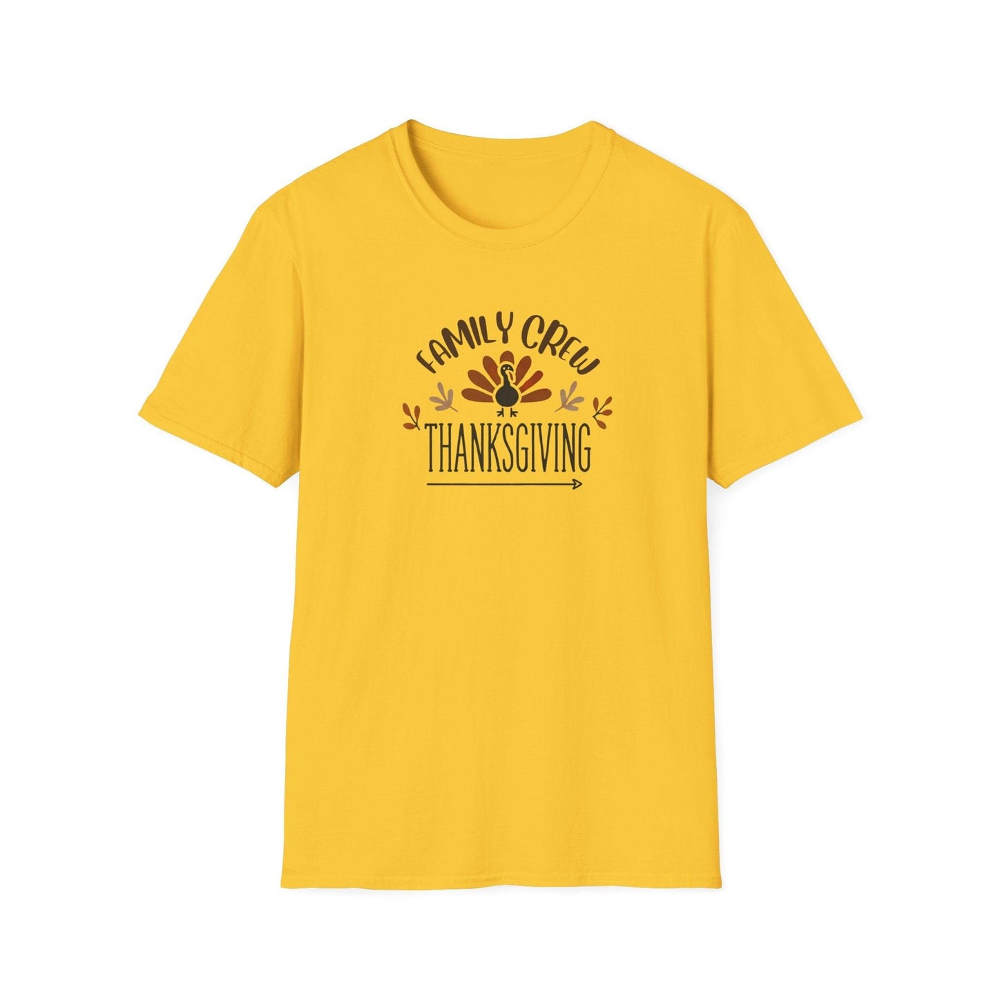 Thanksgiving Family Crew - Gobble 'Til You Wobble with Your Favorite Crew! 🦃🍁 Unisex T-Shirt - Whippie's