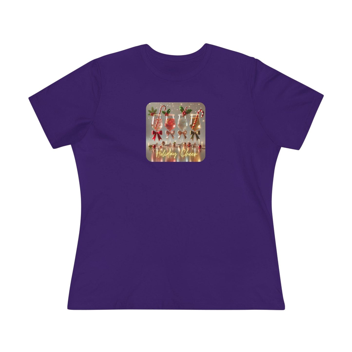 Holiday Cheer - Sip, Smile, Repeat 🥂🎄 - Women's Softstyle Tee - Whippie's