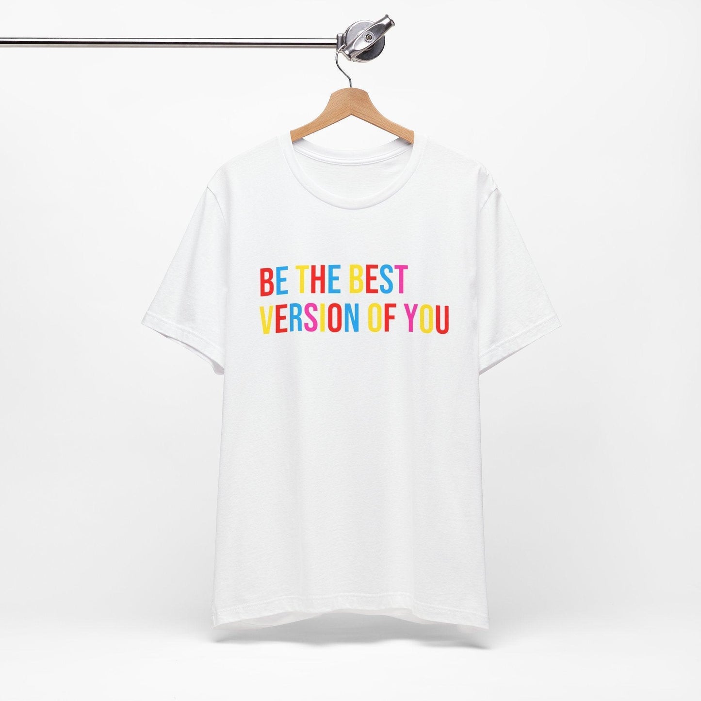 ✨ BE THE BEST VERSION OF YOU ✨ Unisex Jersey Tee 🌈 - Whippie's