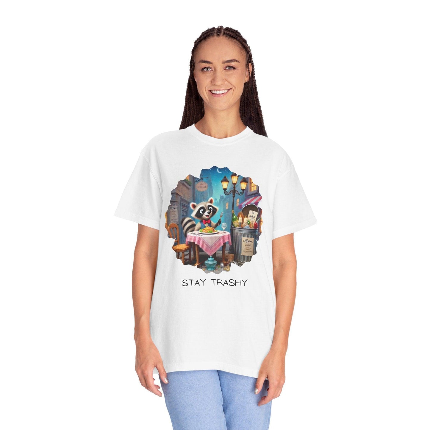 Stay Trashy! 🦝 🗑️ Unisex Tee - Comfort Colors ✨ - Whippie's