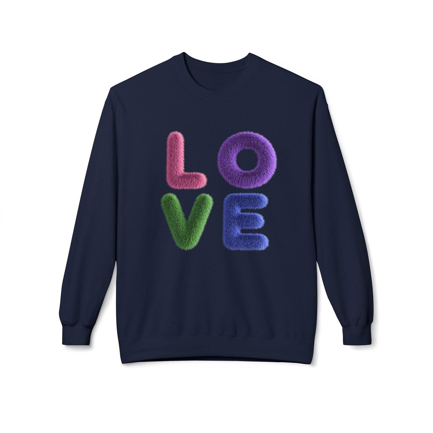 Fuzzy Love - Unisex Fleece Sweatshirt - Spread the Love ❤️ - Whippie's