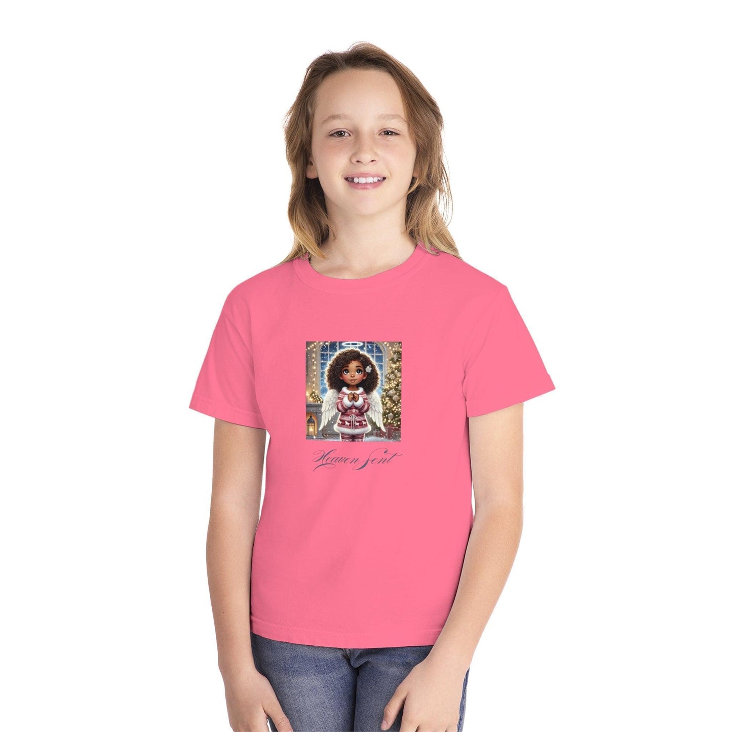 👼 Heaven Sent 😇 Youth Midweight Tee ✨ - Whippie's