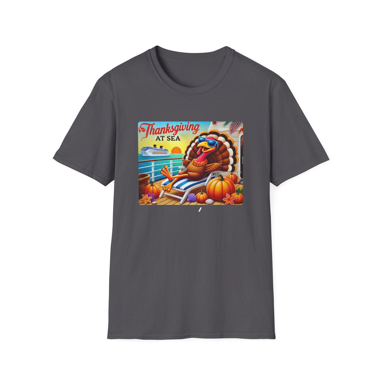 Turkey on Vacation - Gobble 'til You Wobble on the Open Seas! š¦š¢ Unisex T-Shirt š - Whippie's
