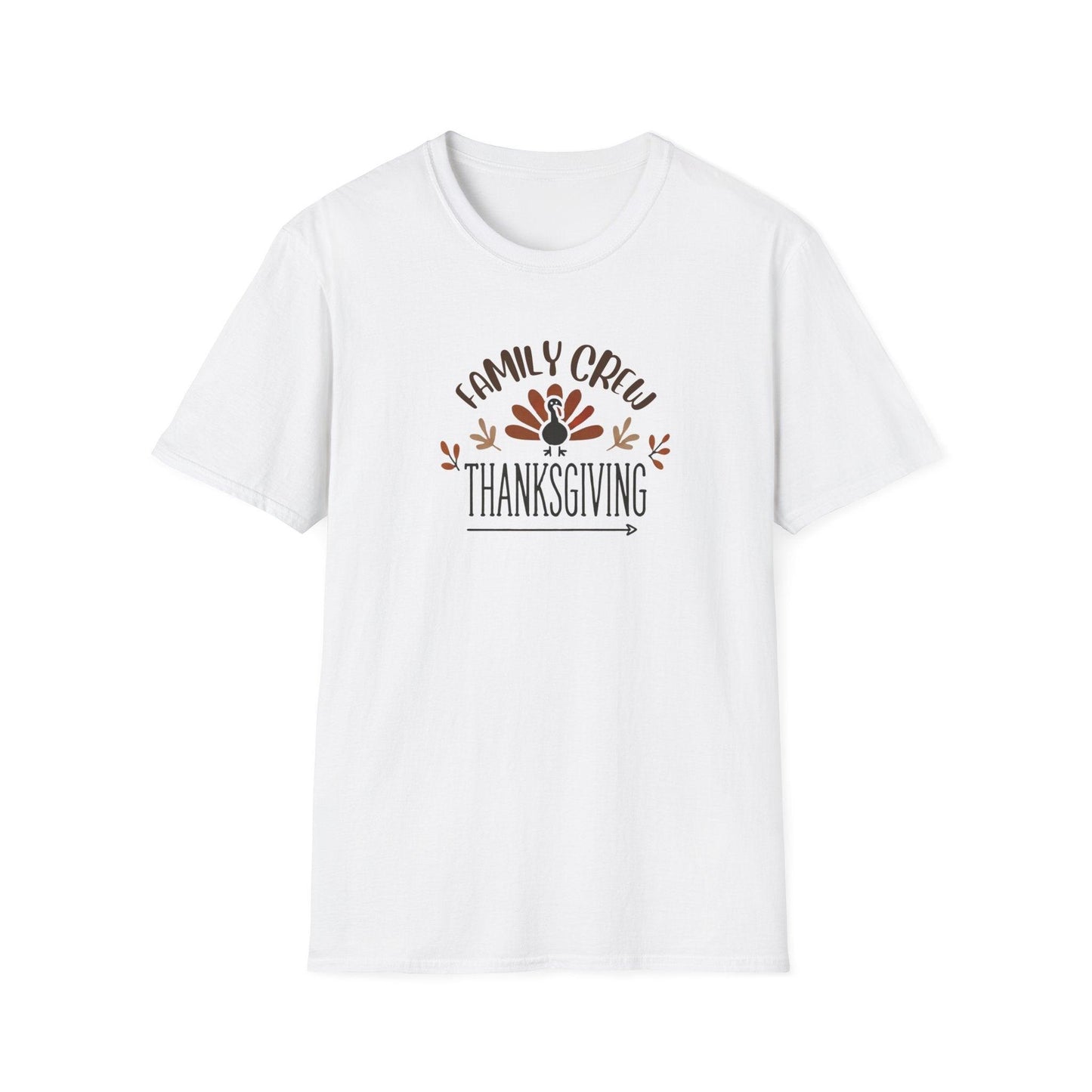 Thanksgiving Family Crew - Gobble 'Til You Wobble with Your Favorite Crew! 🦃🍁 Unisex T-Shirt - Whippie's