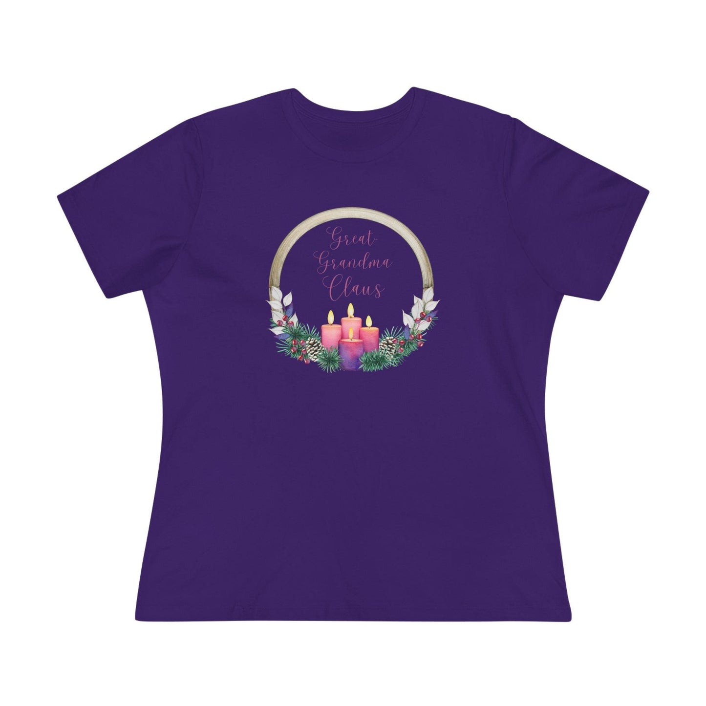 🕯️ Great Grandma Claus 👵🏼✨🎄 - Women's Softstyle Tee - Whippie's