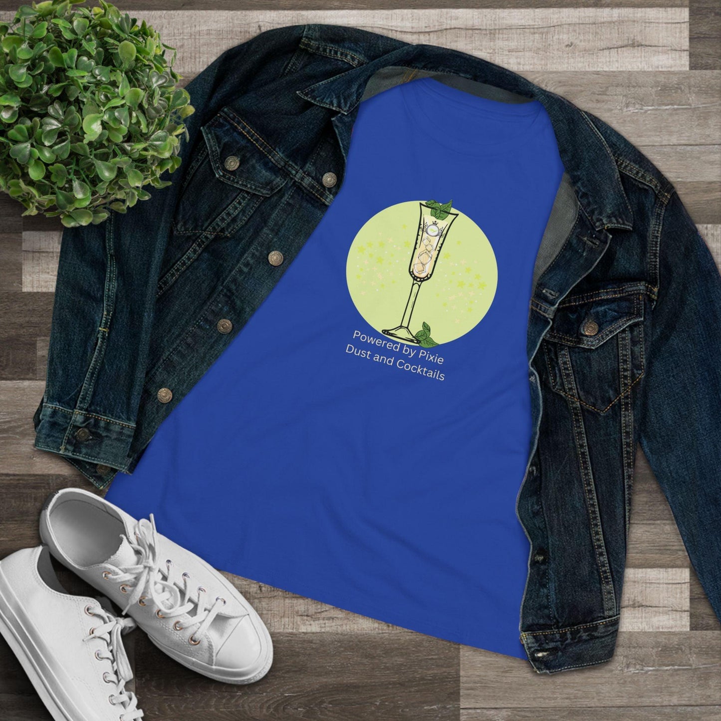 Drinking Around the World: Powered by Pixie Dust and Cocktails Women's Tee - Whippie's