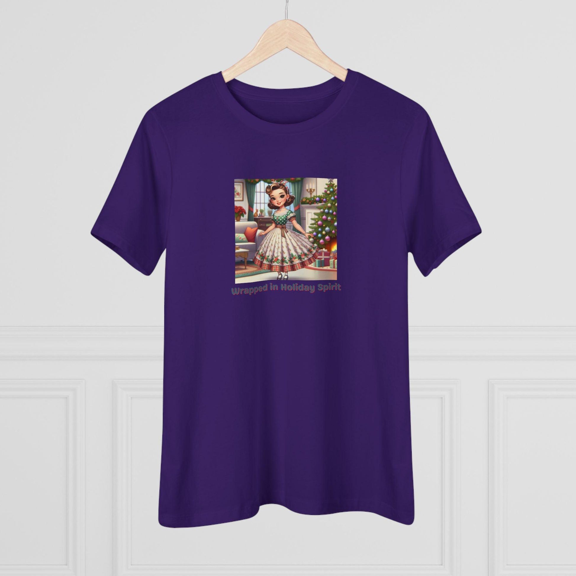Wrapped in Holiday Spirit - Women's Softstyle Tee - Whippie's