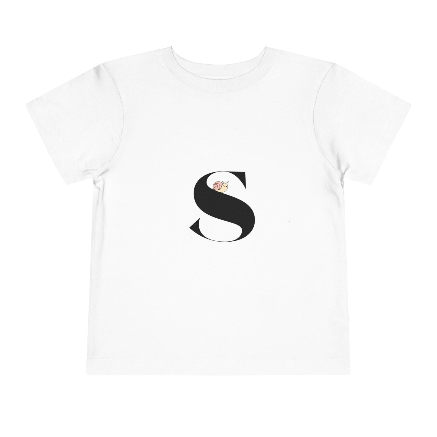 Alphabet Adventures: Letter S - Snail Toddler T-shirt - Whippie's