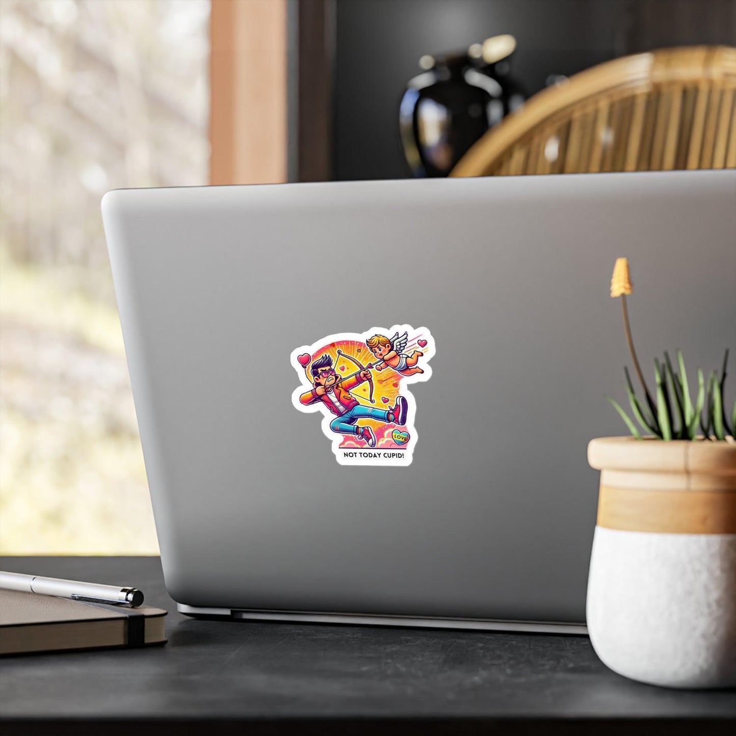 ๐น Cupid Begone! ๐น Kiss-Cut Vinyl Decal โจ Love on your own terms! - Whippie's