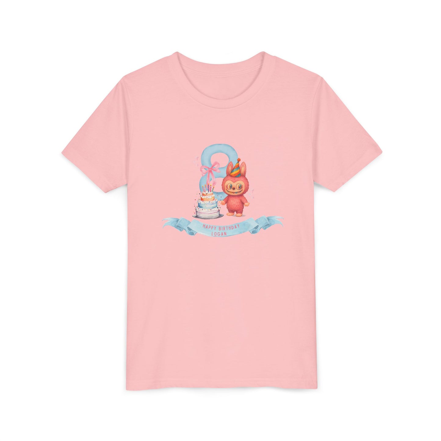 Labubu Birthday Youth Tee - Personalizable - Whippie's