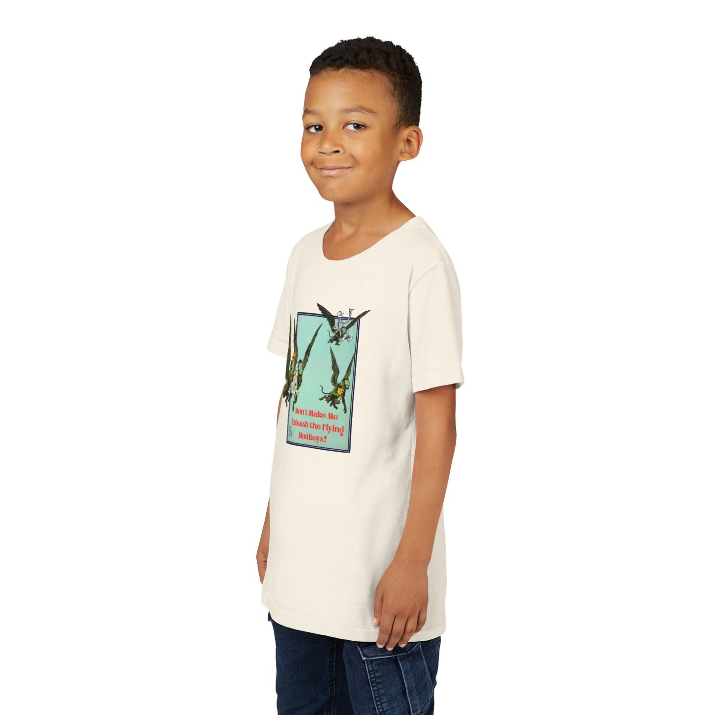Wizard of Oz Don't Make Me Unleash the Flying Monkeys - Youth T-shirt - Whippie's