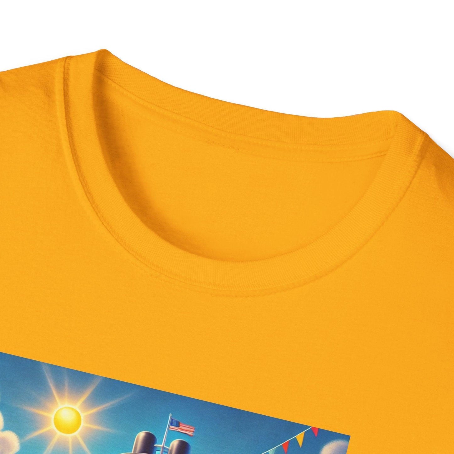 Duck on the Loose! Hilarious Cruise Ship Hide-and-Seek 🛳️ Unisex T-Shirt 🐤 - Whippie's