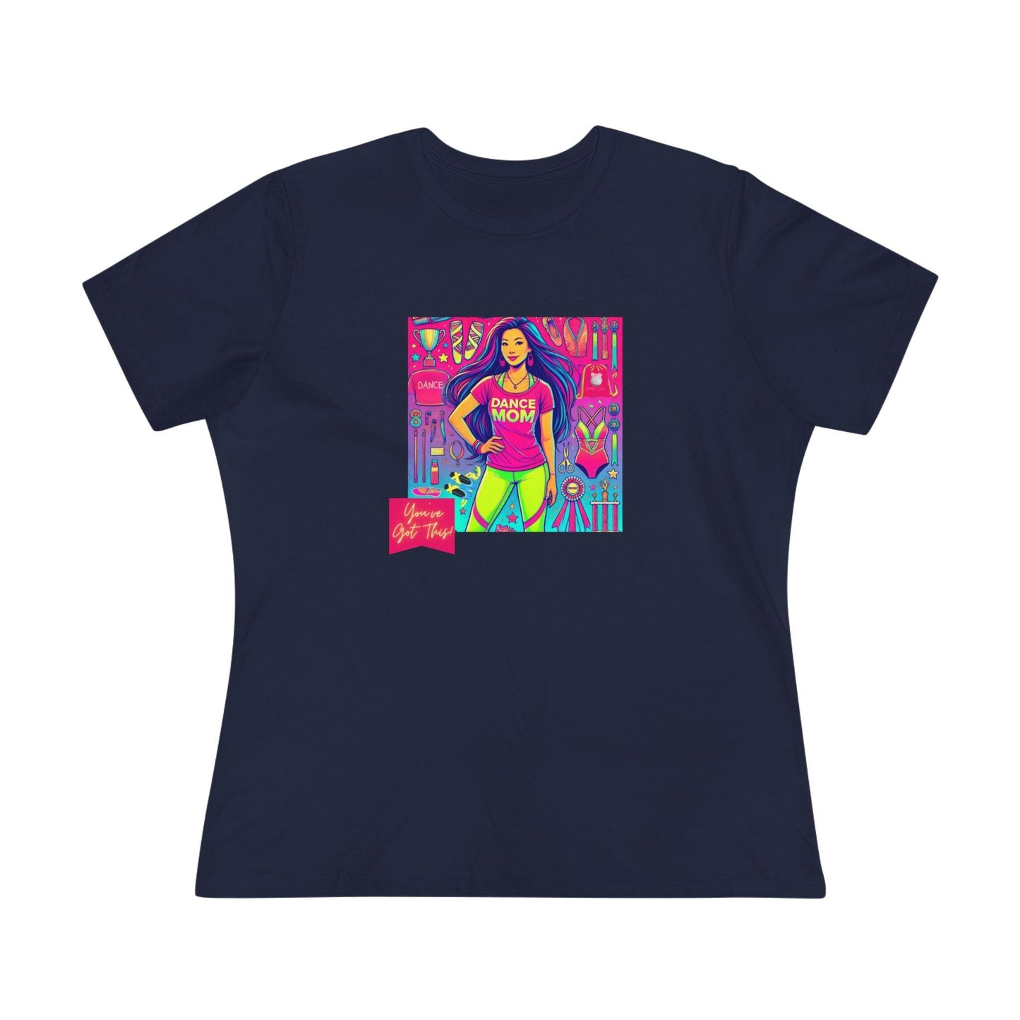 Dance Mom Magic (Asian Mom) - A Colorful Celebration 🌈 - Women's Softstyle Tee - Whippie's