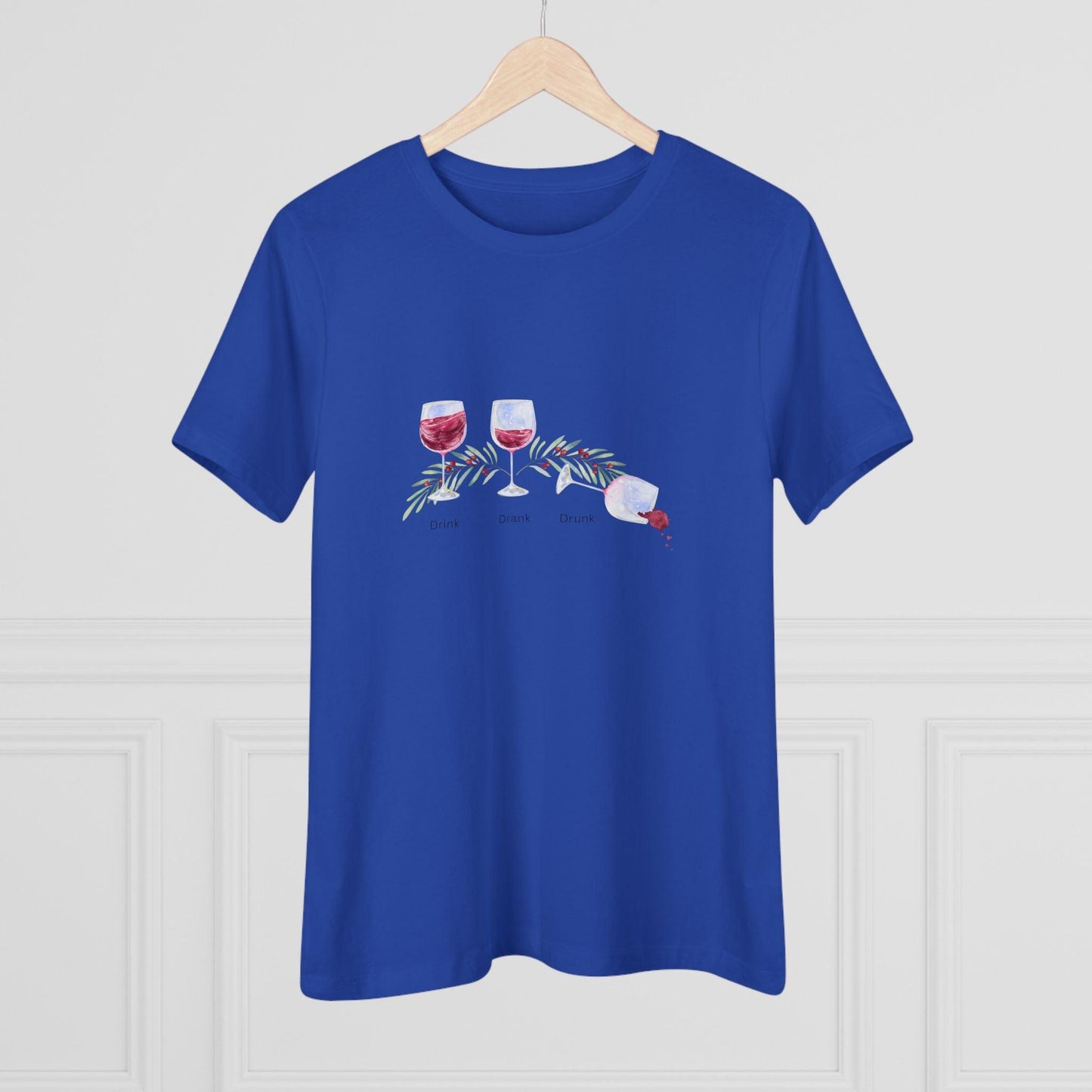Drink, Drank, Drunk - Christmas Edition - 'Tis the Season to be Tipsy! 🍷🎄 - Women's Softstyle Tee - Whippie's
