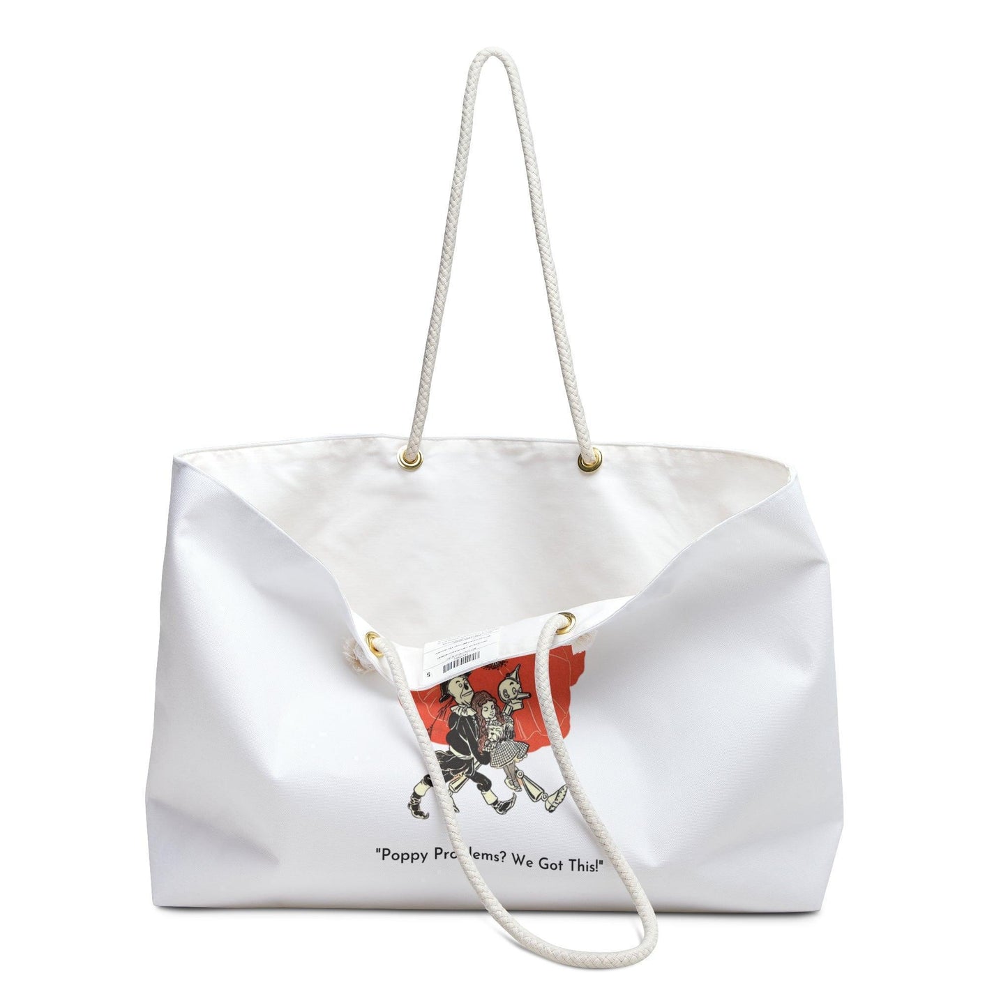 🌈 Poppy Problems, We Got This 🌈 Oversized Weekender Tote Bag 🧙♂️🦁🤖 - Whippie's