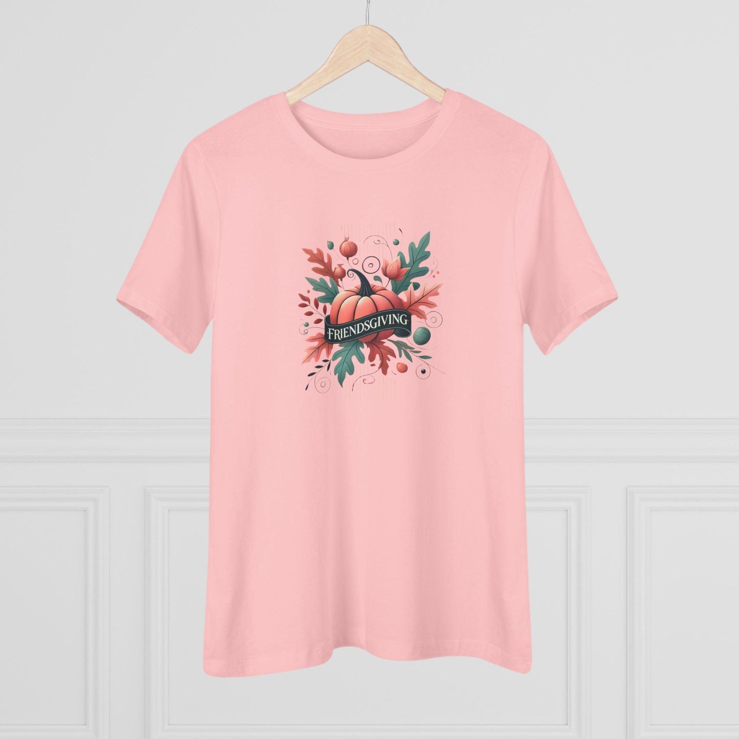 Friendsgiving Whimsical Pumpkin - Women's Softstyle Tee - Whippie's