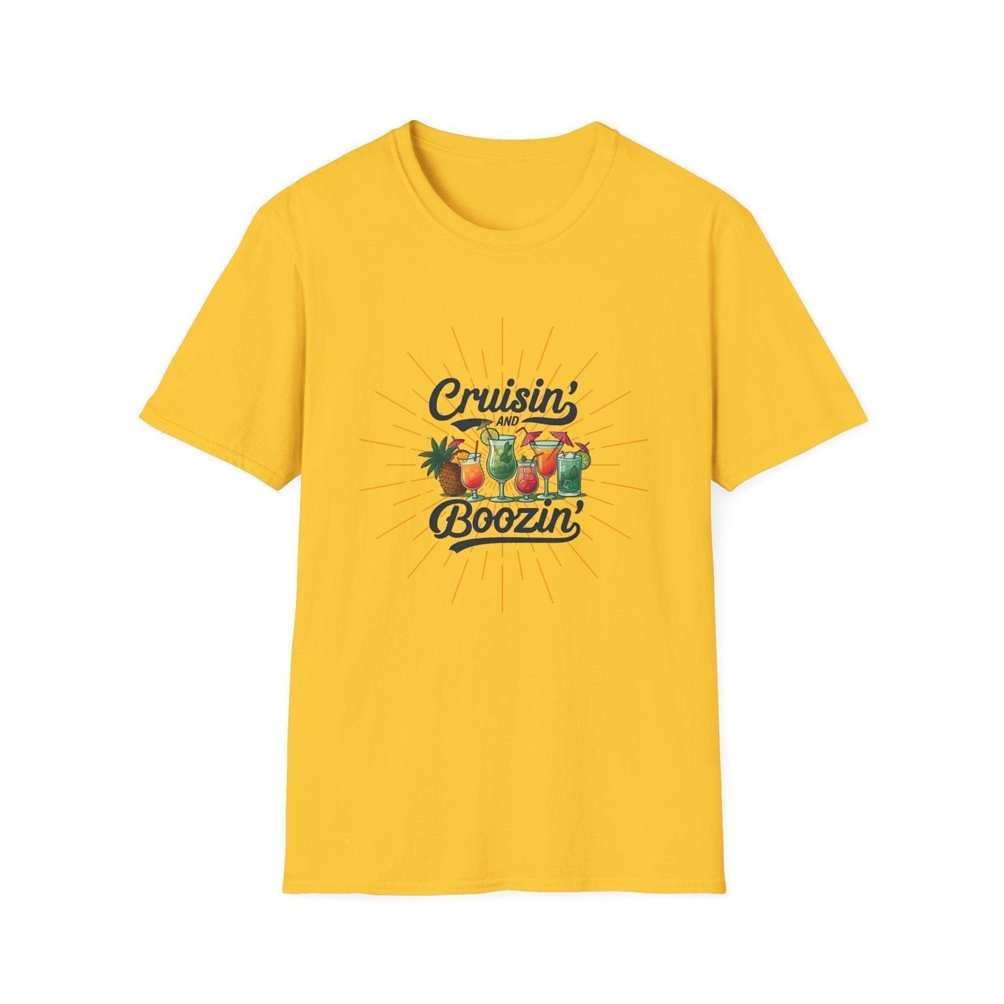 Cruisin' and Boozin Unisex Tee ๐ณ๏ธ๐น - Whippie's