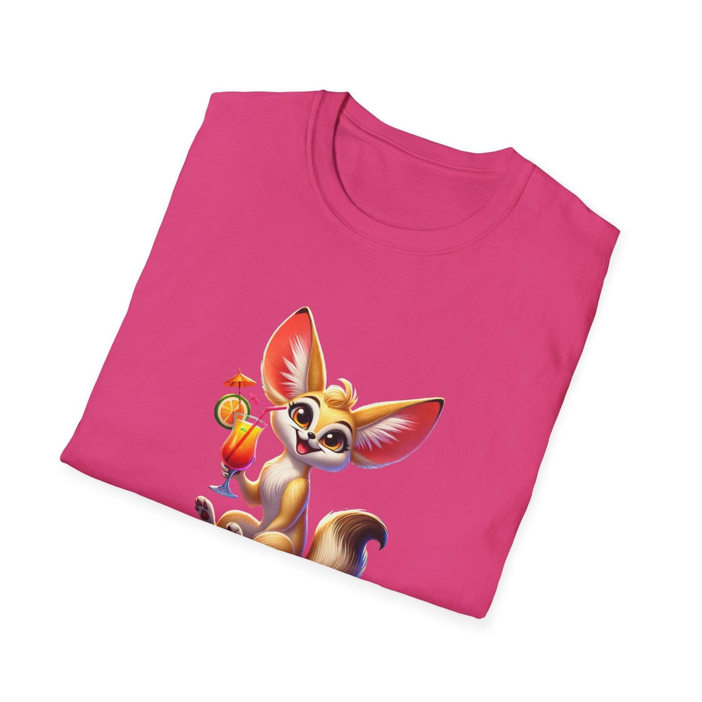 Fennec Fox Cocktail - Cheers to Good Times and Smiles! š¦šø Unisex T-shirt - Whippie's